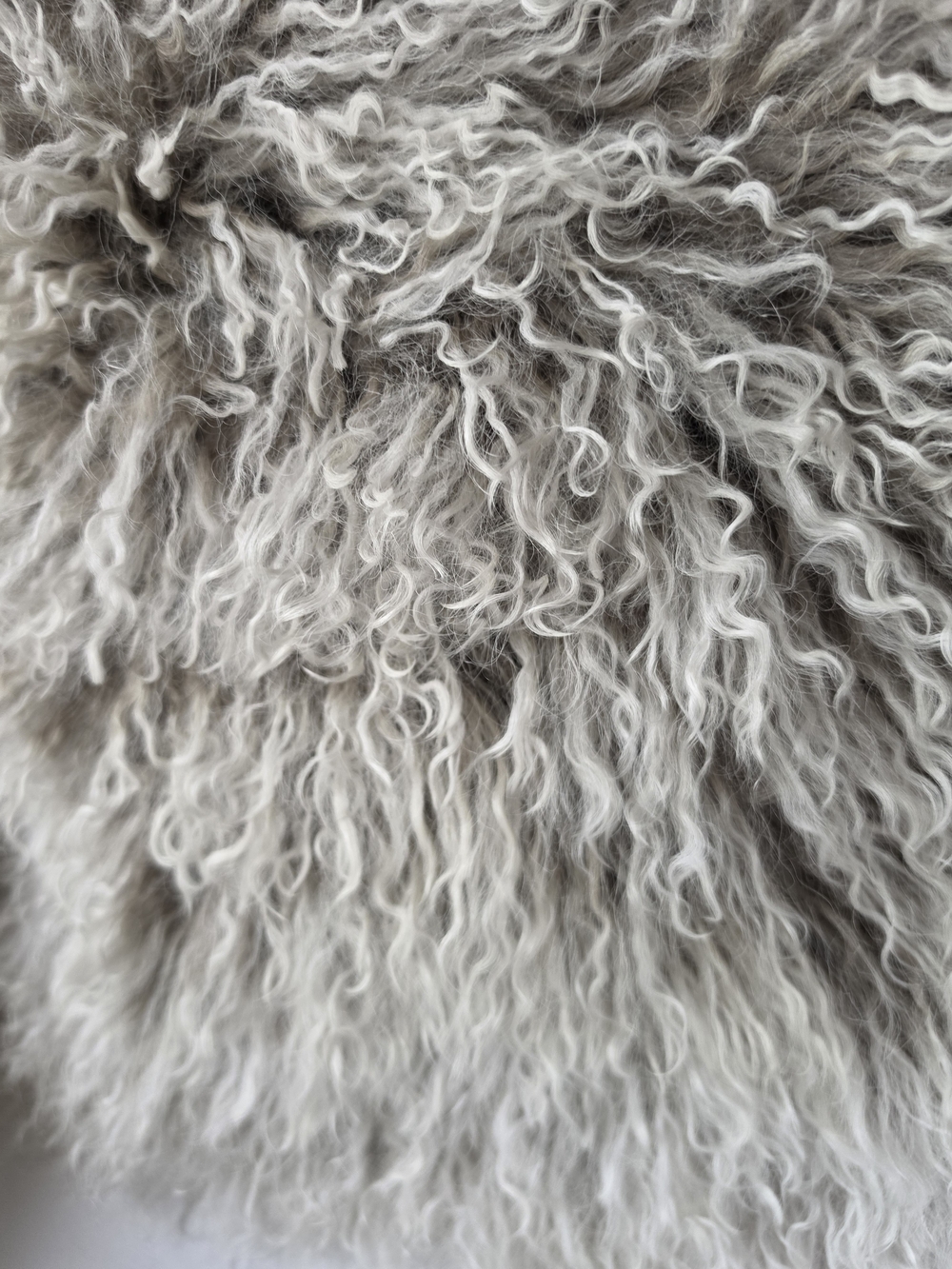 Tibetan Fur Sheepskin Throw Pillow - Picture 6 of 9